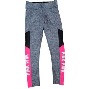 PINK Victoria's Secret Ultimate High Waisted Leggings Black Grey Pink Women Med